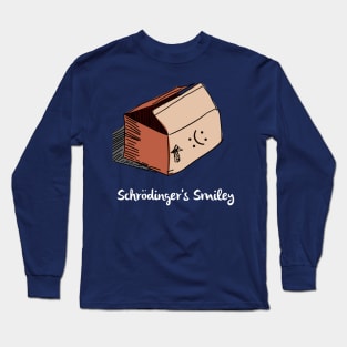 Schrodinger's Smiley Long Sleeve T-Shirt